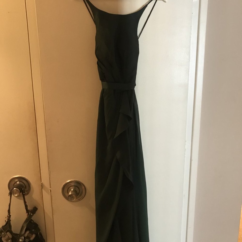 Beautiful Charmeuse and Chiffon bridesmaid dress - Picture 2 of 2